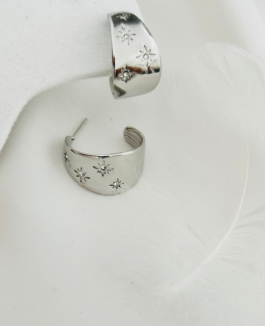 Boucle d'Oreilles Acier Inoxydable