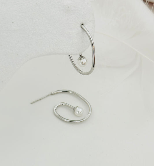 Boucle d'Oreilles Acier Inoxydable