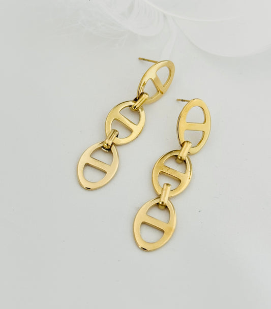 Boucle d'Oreilles Acier Inoxydable