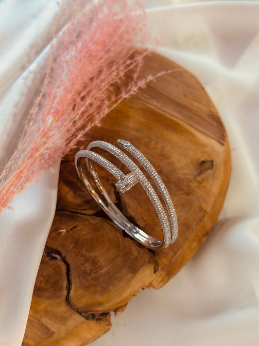 Bracelet Clou Argent cuivré