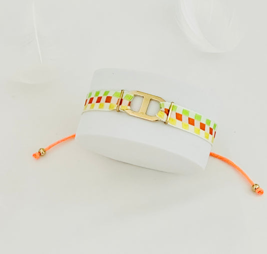 Bracelet Eastique CD Acier Inoxydable