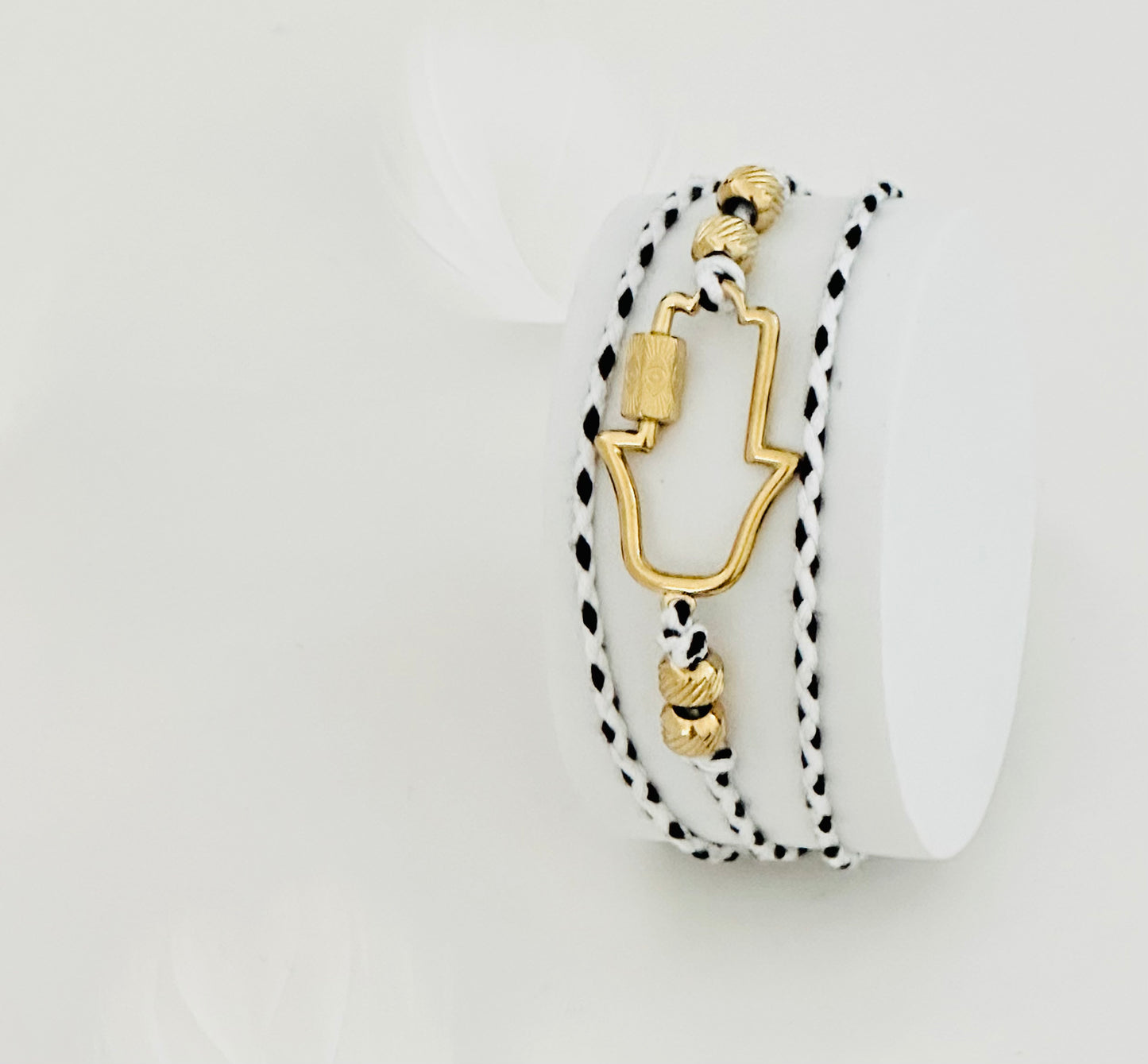 Bracelet Cordon Main de FATMA en Acier