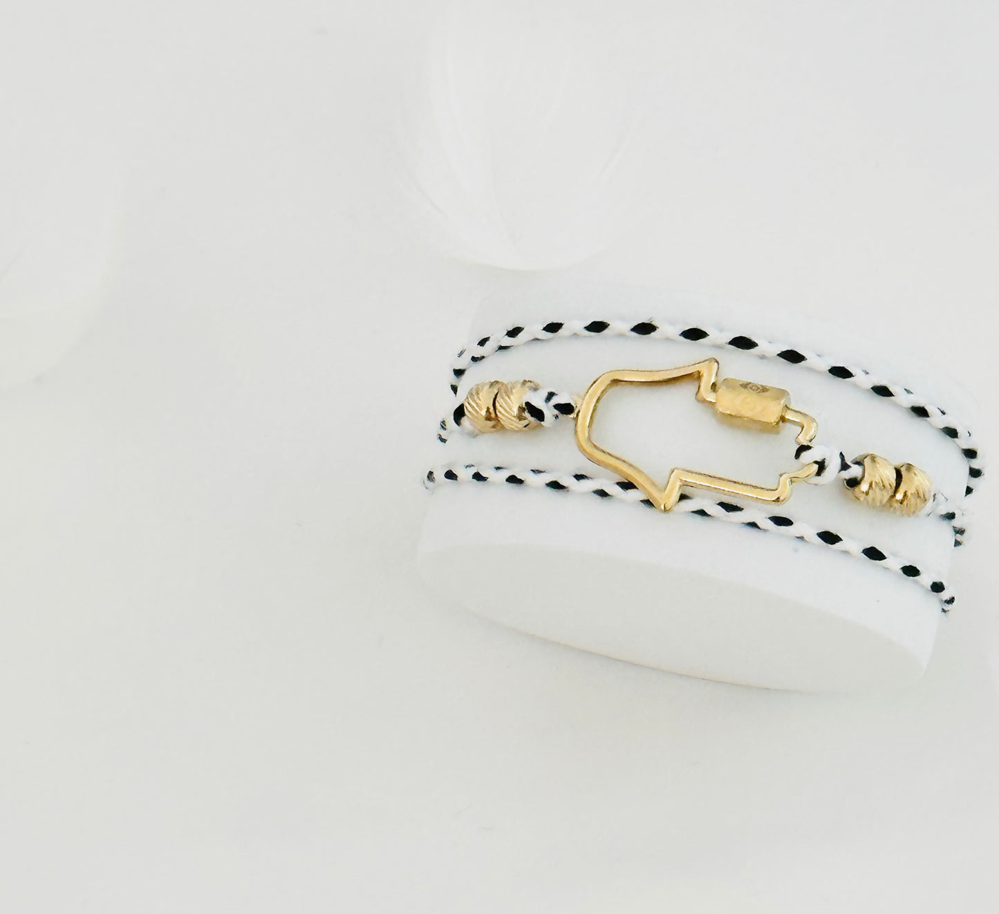 Bracelet Cordon Main de FATMA en Acier