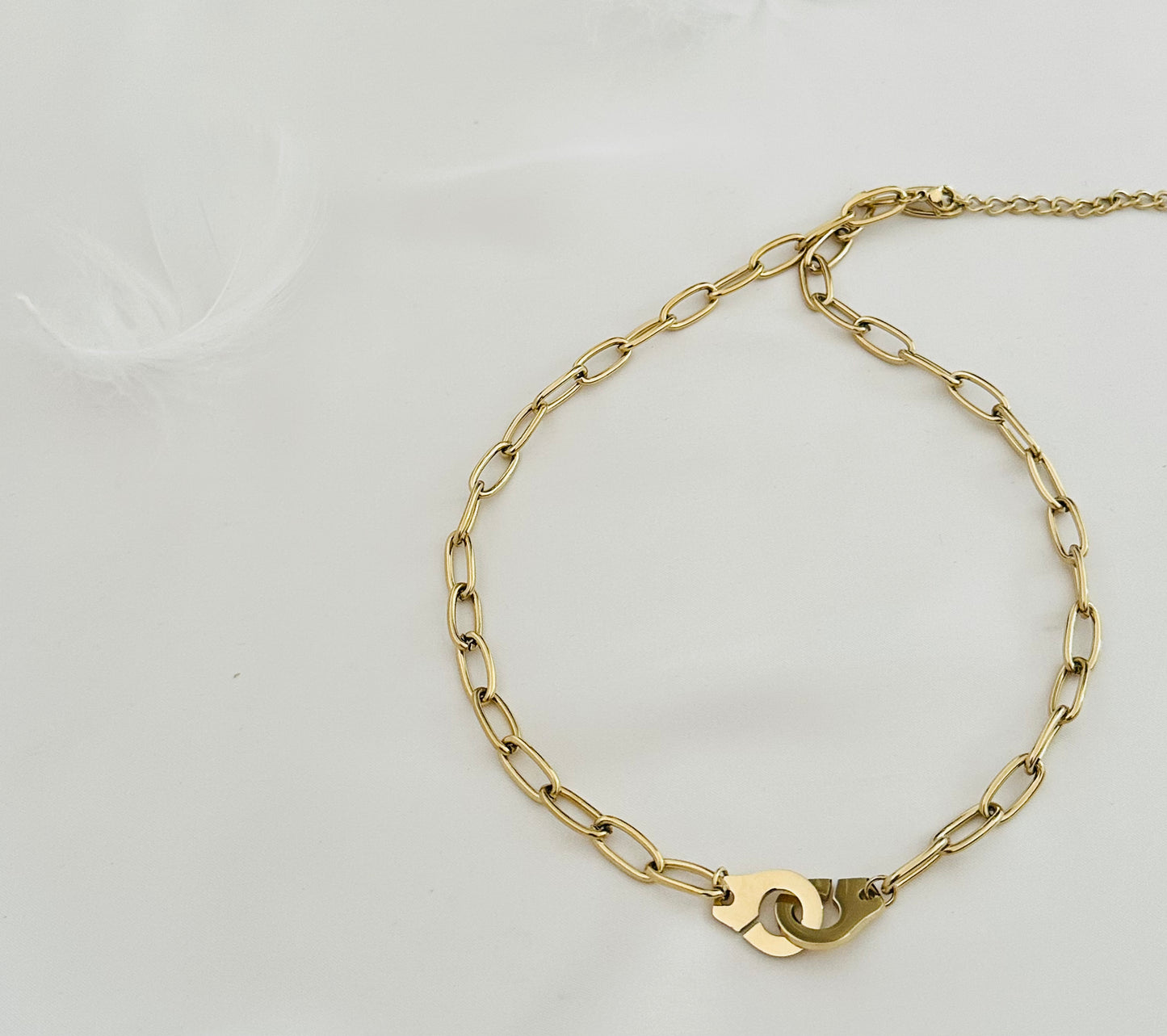 Collier Menotte Acier Inoxydable