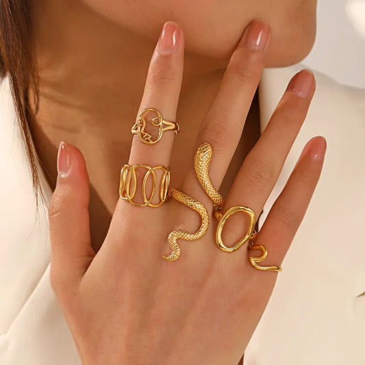 Bague serpent Acier Inoxydable